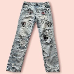 Joie Clair Ripped Skinny Jeans